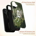 thumbnail image 4 of Cute Skeleton Graveyard Phone Case, Earthy Green Nature and Spooky Charm Phone Cover for iPhone 16 15 14 13 12 11 Pro Max Mini Plus, 4 of 6