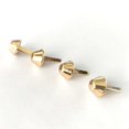 thumbnail image 3 of 30X Remache de Cúpu forma forma forma Tornillos de Fijación de Hierro Metal Decoracion de / Colres / Cinturones Oro BLESIY Barrel Studs Remaches, 3 of 8