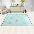 thumbnail image 3 of Pineapples Pattern Soft Polyester Area Rug 60''x39'', Non Slip, Memory Foam, Water Absorbent, 3 of 7