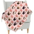 thumbnail image 2 of Yibo Cute French Bulldog Blanket, Animal Dog Prints for Bed Car Couch Sofa Super Soft Lightweight Warm Flannel Microfiber Throw Frenchie Gifts for Women, Bulldog Dog Lover for Kids, 2 of 8