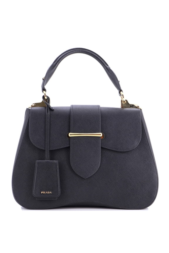 Pre-Owned Sidonie Top Handle Bag Saffiano Leather Large By Rebag