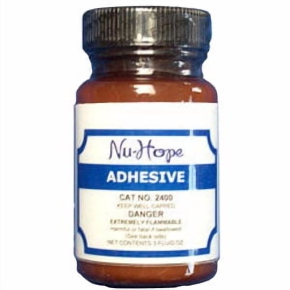 Nu-hope adhesive 2 oz bottle w/applicator [ Sold by the Bottle, Quantity per Bottle : 2 OZ, Category : Adhesive Liquids/Cements, Product Class : Ostomy ]