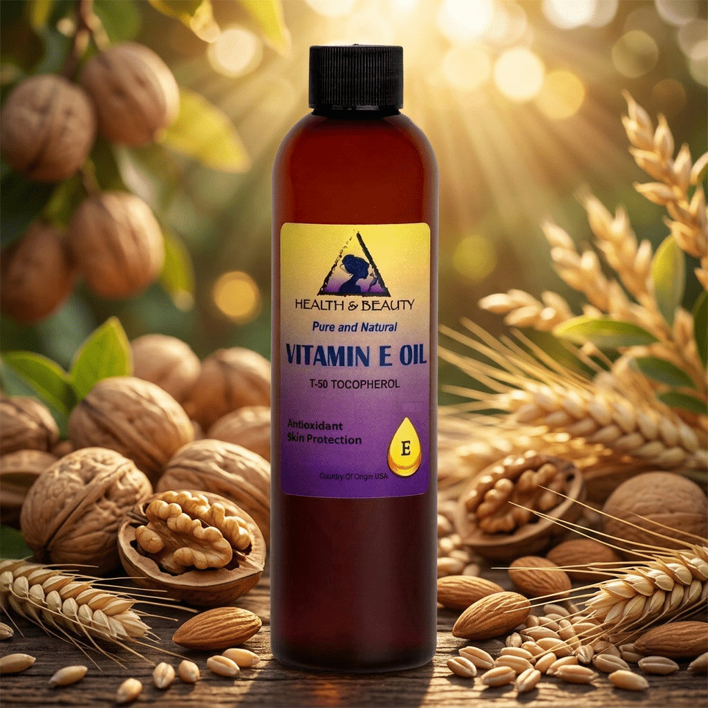 Tocopherol T-50 Vitamin E Oil Anti-Aging Body H&B Oils Center Co. 24 oz