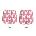 thumbnail image 3 of Balery Butterfly 2 Pantalones cortos deportivos para mujer con forro y dos bolsillos, elásticos, para entrenamiento, gimnasio, yoga-Medium, 3 of 7