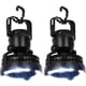thumbnail image 1 of Portable 2-in-1 LED Camping Light with Ceiling Fan (2 Pack) - 18 LED Hanging Tent Lights and Airflow Fan - Emergency Kit for Outdoor Activities, Campi, 1 of 5