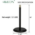 thumbnail image 4 of Akicon Paper Towel Holder Roll Dispenser Stand for Kitchen Countertop & Dining Room Table 14" Height (Black and Gold), 4 of 6