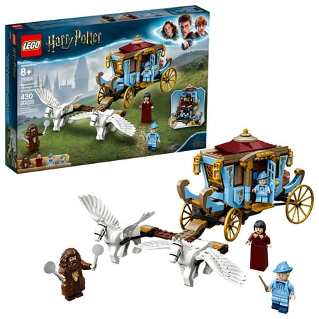 LEGO Harry Potter and the Goblet of Fire Beauxbatons Carriage: Arrival at Hogwarts 75958 Wizard Hagrid Horses Building Toy (430 Pieces)