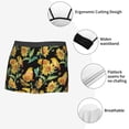 thumbnail image 5 of Wukai Sunflowers And Bird Print Men’s Underwear Breathable Boxer Briefs,&nbsp;Moisture Wicking & Breathable-Large, 5 of 7