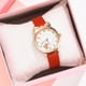 thumbnail image 1 of Reloj de cuarzo para mujer, relojes para mujer, diseño coreano de última moda, informal, blanco, reloj de cuarzo moderno para mujer, reloj de moda, 1 of 3
