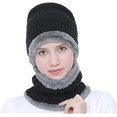 thumbnail image 1 of Winter Beanie Hat Scarf Set Slouchy Snow Ski Warm Knitted Skull Cap, 1 of 7