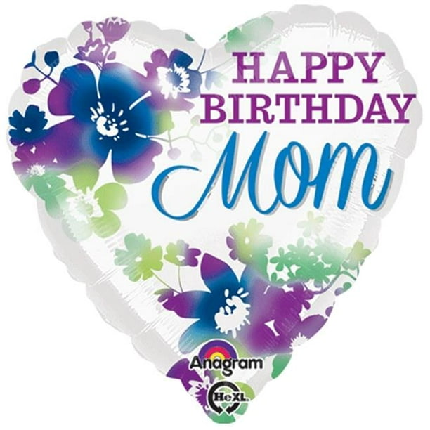Loftus International A3 0739 18 In Birthday Mom Watercolor Balloon Walmart Com Walmart Com