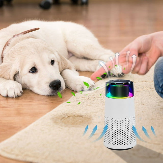 SuoKom Pet Purifiers Pet Purifiers for Home Pee Smell Mini Portable Car Purifier Filter Purifier Purifiers for Bedroom Purifier for Home Large Room for Pet