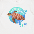 thumbnail image 4 of Inktastic Vero Beach, Florida Swimming Sea Turtle with Bubbles Boys or Girls Baby T-Shirt, 4 of 5