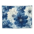 thumbnail image 5 of BCIIG Flowers Blue and White Tapestry Wall Hanging Unique Style Graphic Tapestries for Home Decor Living Room Bedroom Apartment Farmhouse Dorm 60x50inch, 5 of 6