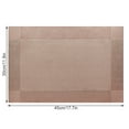 thumbnail image 2 of PVC Placemats 6 PCS of Non-Slip Place Mats Washable Vinyl Table Mats for Dining Table, Parties, Farmhouse, Thanksgiving, Christmas & Gathering 12x18 inches Set of 6 Gold Brown, 2 of 7