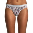 thumbnail image 3 of Secret Treasures Women's Cotton Thong Panties, 6-Pack, 3 of 7