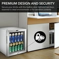 thumbnail image 6 of Whynter 68 Can Stainless Steel Beverage Refrigerator with Lock, 6 of 14