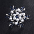 thumbnail image 2 of LYMAYTER Rhinestone Snowflake Brooch Women's Elegant Snowflake Brooch - Rhinestones, for Costumes, 2 of 7