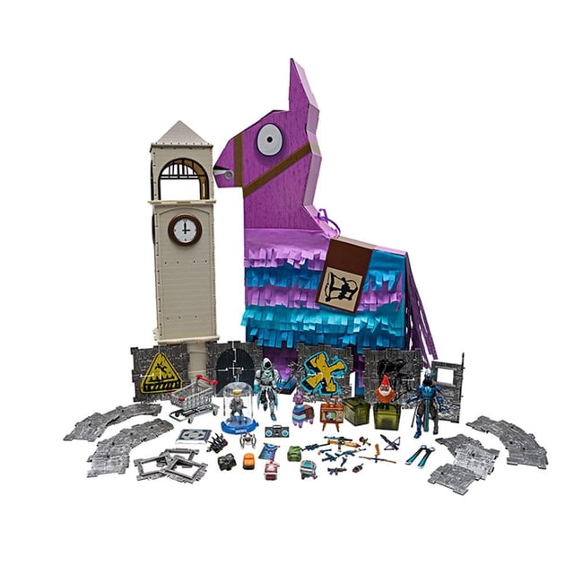 Set de Figuras Fortnite Jazwares Llama Jumbo 100 Piezas