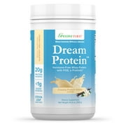 Greens First Dream Whey Protein Powder, Creamy French Vanilla, 30 Servings  20 g Protein  Low Carb Powder  Hormone-Free, Non-GMO, No Artificial Sweeteners/MSG/Aspartame, 26.5 oz