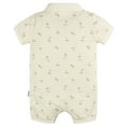 thumbnail image 2 of Gerber Baby Boy Short Sleeve Collared Romper, Sizes Newborn - 24 Months, 2 of 8