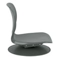 thumbnail image 5 of Learniture Shapes Series 360-Degree Swivel Floor Chair with Back Rest for Teachers, Students, and Gamers, Graphite (Pack of 2), 5 of 9