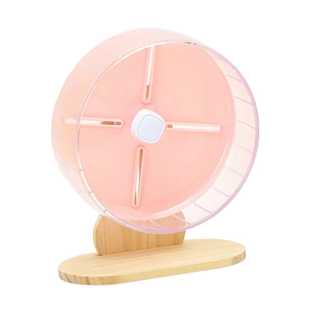 Rueda de ejercicio para hámster jinwen Ruedas para correr para chinchilla Pequeños Rosado