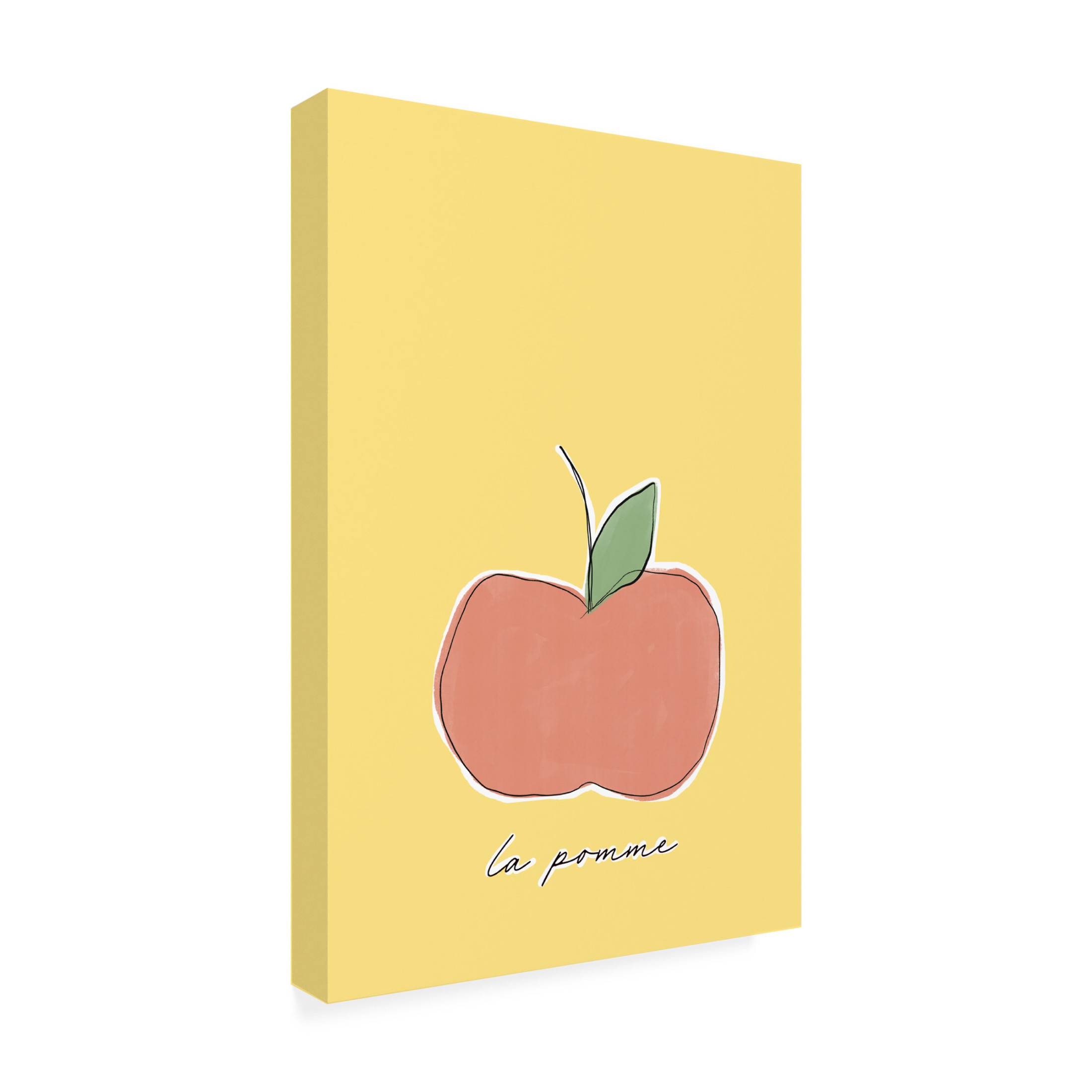 Trademark Fine Art uplusmestudio La Pomme Canvas Wall Art