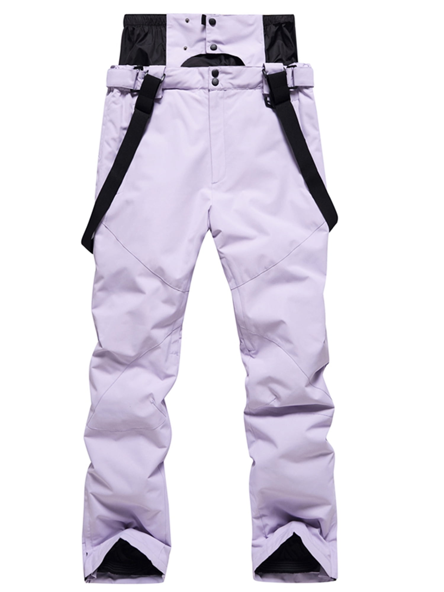 LSFYSZD Women Men Waterproof Ski Pants Softshell Fleece Lined Outdoor  Walking Trousers Warm Thicken Padded Hiking Ski Pants 