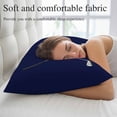 thumbnail image 5 of Golf Ball Pillow Covers 12"x20", Navy Blue Monochrome Sport Soft Brushed Microfiber Breathable Throw Pillow Covers, Decorative Pillowcase with Zipper for Couch Sofa Bedroom Living Room, 5 of 9