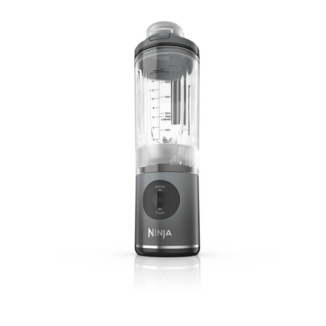 Licuadora personal Ninja BC200GY Blast Max de 600 ml, color gris