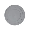 thumbnail image 5 of Bloem Mathers 10" Plastic Planter - Modern Indoor Pot with Drainage Holes and Saucer Tray, Cement, 5 of 5