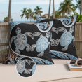 thumbnail image 2 of Abstract Turtles Outdoor Pillow Covers Pack of 2 Tribal Turtles Animals Blue Boho Floral Texture Waterproof Throw Pillow Covers Decorative Cushion Cases for Patio Garden Tent Balcony Couch 16x16 inch, 2 of 9