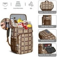 thumbnail image 4 of Retro Tribal Insulated Cooler Backpack - 20L Soft Cooler Bag, Rustic Home Decor for Picnic, 4 of 5