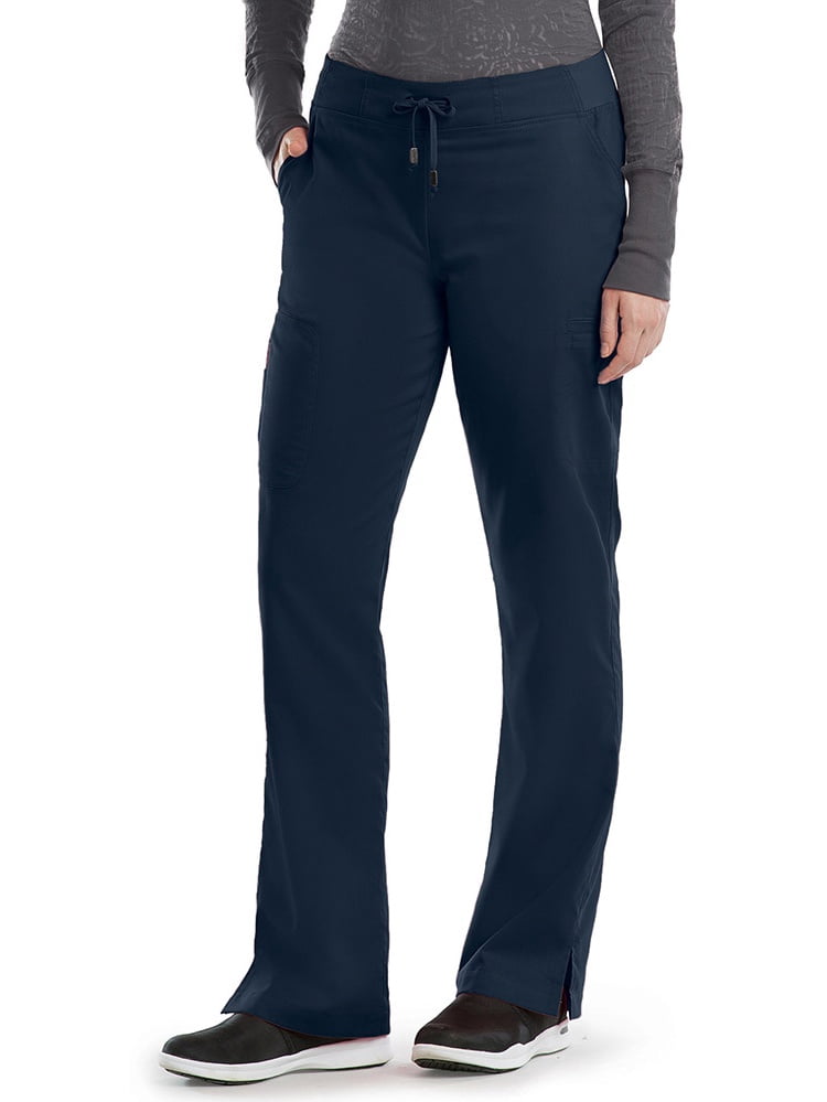 Pocket Straight Leg Cargo Scrub Pant 