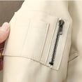 thumbnail image 5 of KYAIGUO Kids Boys Spring Faux Leather Jackets Coats Toddler Baby Girls Moto Outwears with Zipper for 1-9T, 5 of 9