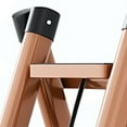 thumbnail image 3 of Step Ladder Folding 3 Steps Non Slip Waterproof Rustproof Household Handling Equipment Apricot, 3 of 5