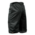 thumbnail image 2 of THE ENDURO - Men's Black MTB shorts with Padded Underliner, 2 of 5