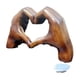 thumbnail image 4 of Estatua de resina con forma de corazón para el Día de la Madre | Regalo decorativo pintado a mano para mamá | Elegante adorno de escritorio para sala de estar, 4 of 7