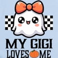 thumbnail image 2 of CafePress - My Gigi Loves Me Halloween Grandchild - Long Sleeve Cotton Baby Bodysuit, 2 of 4