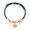 M-Green Yuanbao, variant on Breathable Camphorwood Pet Collar Handcrafted Round Design Flexible Polyester Adjustable For Outdoor
