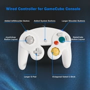 LUXMO Wired Gamecube Controller, Classic Gamecube Wii/Wii U Controller Gamepad Joystick for Gamecube Console