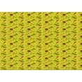 thumbnail image 1 of Ahgly Company Machine Washable Indoor Rectangle Transitional Canary Yellow Area Rugs, 2' x 5', 1 of 7