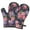 Pioneer Flower Floral-1, variant on Cute Oven Mitts,Pioneer Flower Floral Print Pattern Oven Mitt 2-Pack Set,Kitchen Gloves for Oven,Heat Resistant Oven Mitts 7.7"x12"