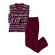 thumbnail image 1 of Atlas For Men - Juego de Pijama Rayas en Contraste de Micropolar para Hombre (Burdeos), 1 of 2
