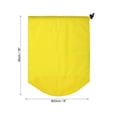 thumbnail image 3 of Uxcell Stuff Sack, 9x16 Inch Outdoor Storage Sack Ultralight Dust Flap Bag, Yellow, 3 of 7