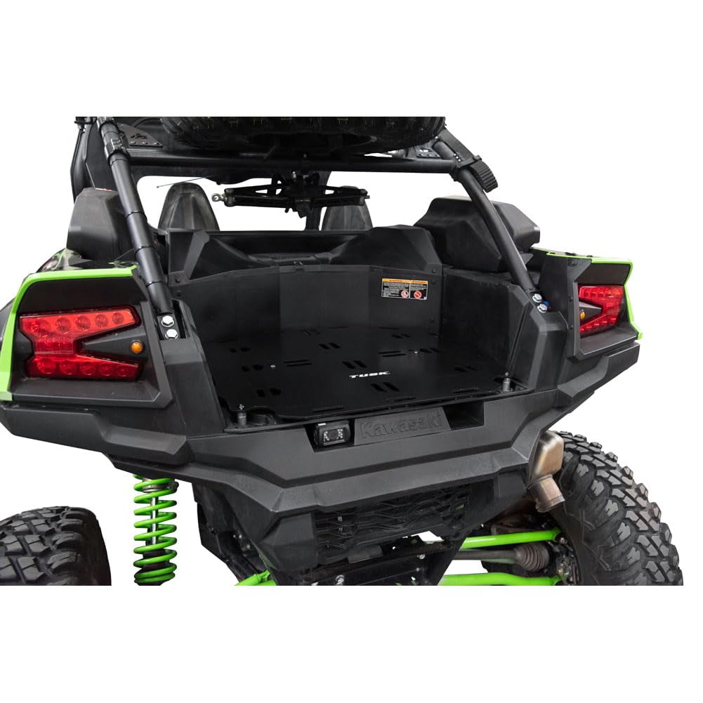 Tusk Utv Bed Cargo Rack Black Powder Coated