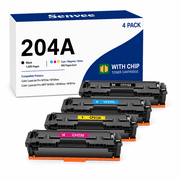 204A Toner Cartridge High Yield Compatible with HP Color LaserJet Pro M154a M154nw MFP M180n M180nw M181fw Printers(4 Pack)