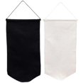 thumbnail image 1 of 2 Pcs Norse Decor Blank Cotton Canvas Banner Pin Banners DIY Blank Canvas Banner Pin Badge Display Button Pin Holder Display, 1 of 2