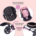thumbnail image 4 of Carriola Para Bebé Baby Lux Travel Systen Con Portabebé Rosa/Negro., 4 of 9
